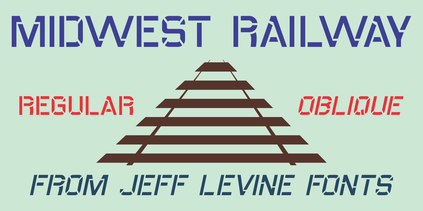 Midwest Railway JNL Font